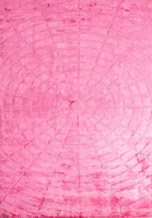 Modern Geomatric Hand Woven Sweet Pink Rug - H-033-0001