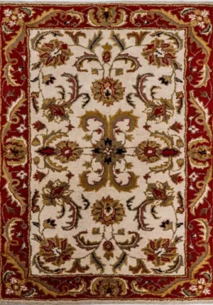 Traditional Traditional Hand Tufted Beige Rug - T-015-0001